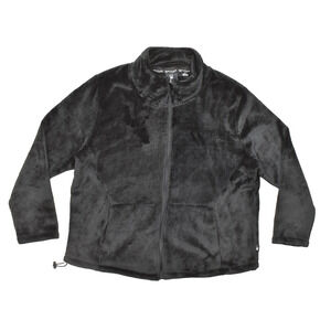 Women's Spyder Jacket Plus Size 2X Sherpa Cozzy Full Zip Pockets Long Sleeve